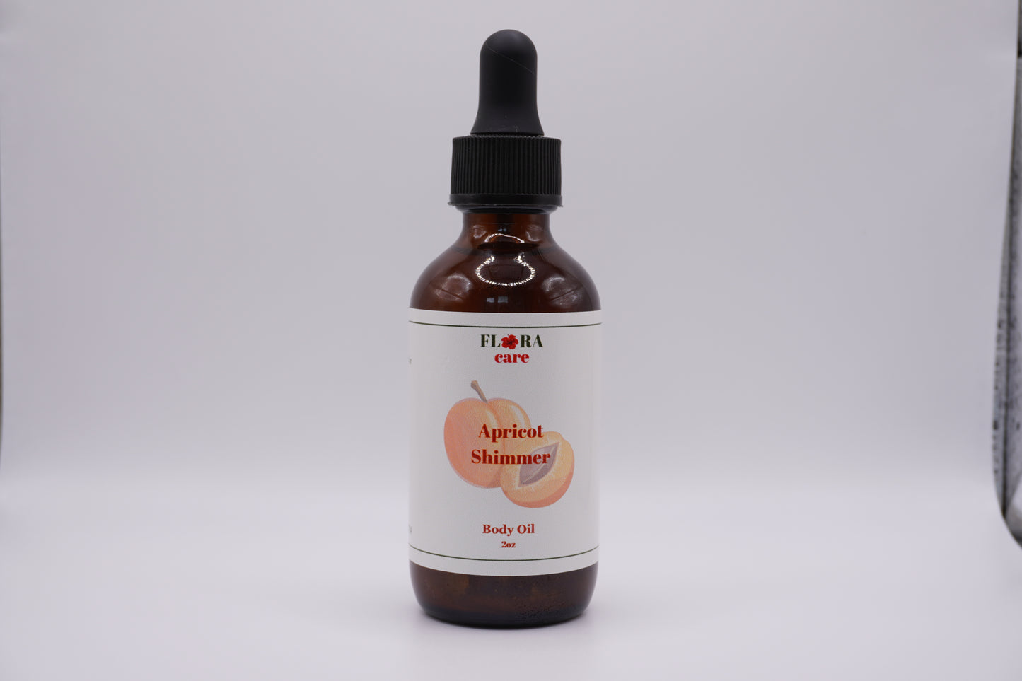 Shimmer Oil Organic Cold-Pressed Apricot Kernel Oil with Vitamin E Oil and Natural Mica Powder. Natural Shimmer Body Oil, Unscented, 2oz.